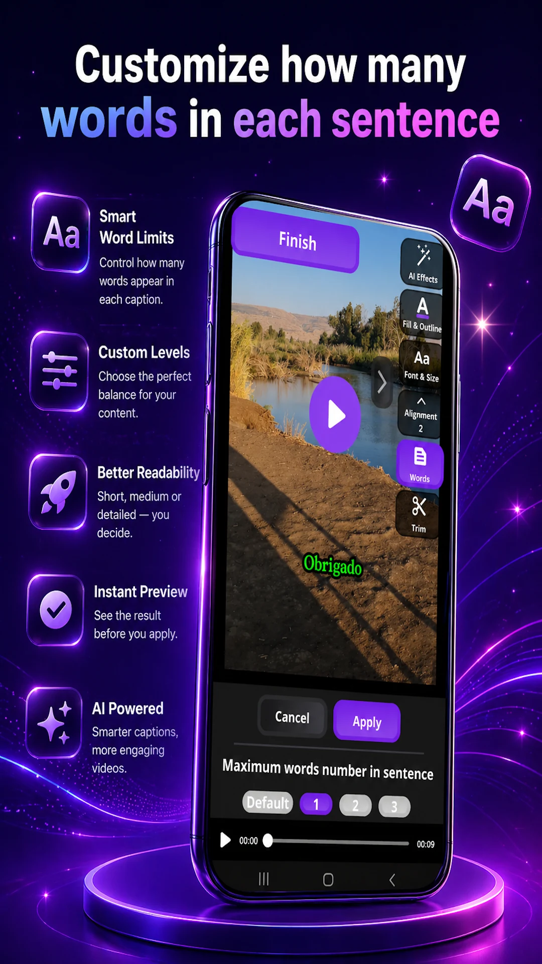 AI Auto Captions screenshot