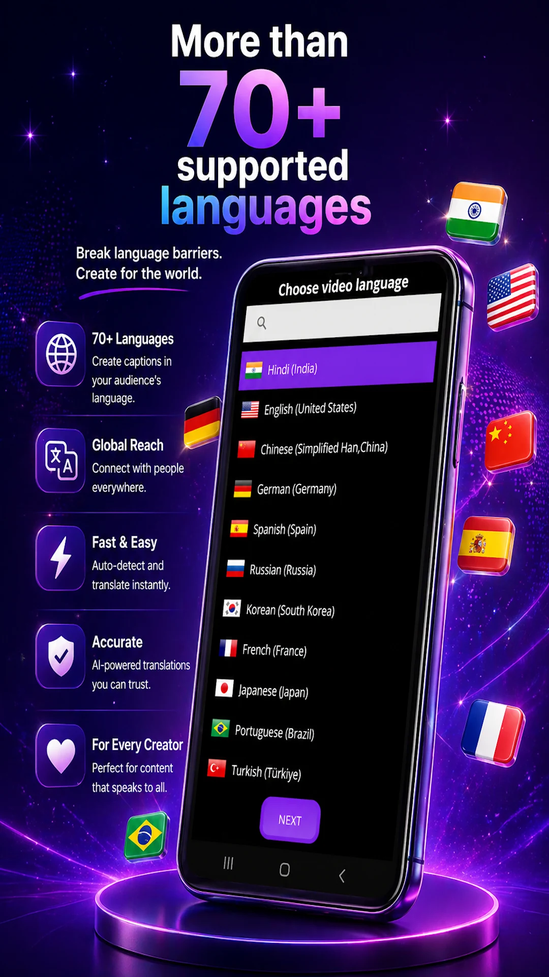AI Auto Captions screenshot
