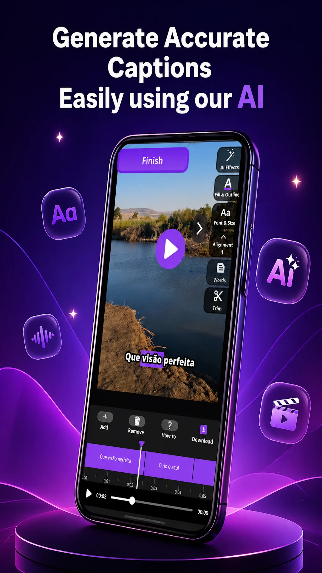 AI Auto Captions screenshot